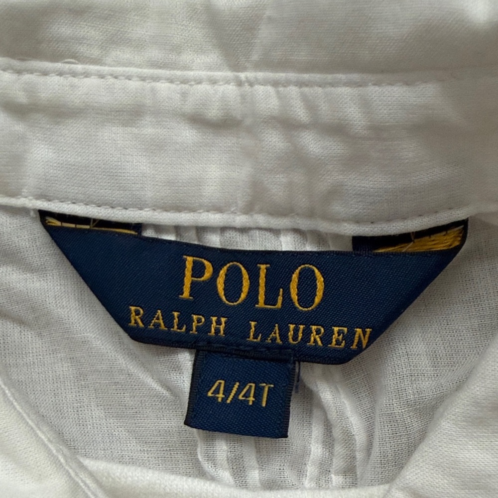 Ralph Lauren Kids White Textured Blouse - Picture 2 of 6